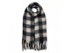 Winter Scarf Women 39x200 Cm Black Synthetic - 39*200 cm Clayre & Eef
