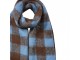 Winter Scarf Women 39x200 Cm Blue Synthetic - 39*200 cm Clayre & Eef