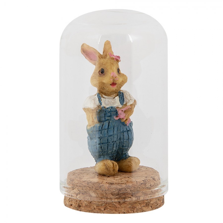 Skleněný poklop s korkovou zátkou Tarry - Ø 5*8 cm