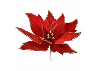 Artificial Flower Poinsettia ? 43x28 Cm Red Plastic - ? 43*28 cm