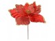 Artificial Flower Poinsettia ? 44x46 Cm Red Plastic - ? 44*46 cm Clayre & Eef