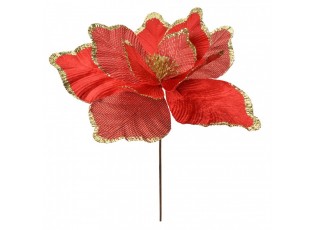 Artificial Flower Poinsettia ? 44x46 Cm Red Plastic - ? 44*46 cm