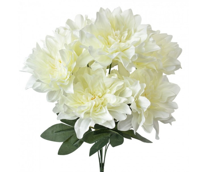 Artificial Flower 49 Cm White Plastic - 20*20*49 cm Clayre & Eef
