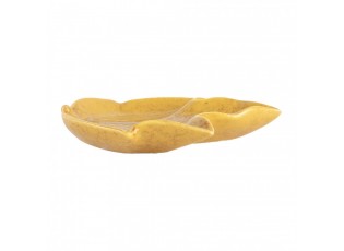 Dekorační keramický talířek ve tvaru listu Retro Uniq - 14*13*2 cm