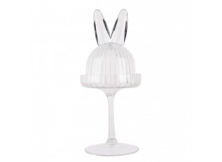 Cloche Rabbit ? 12x29 Cm Transparent Glass - ? 12*29 cm