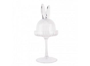 Cloche Rabbit ? 12x29 Cm Transparent Glass - ? 12*29 cm