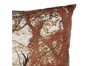 Hnědý povlak na polštář s jeleny v lese Deer - 45*45 cm