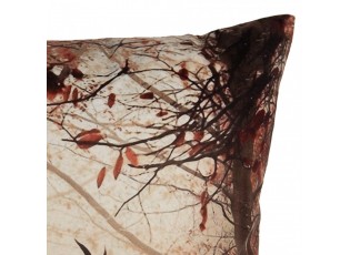 Hnědý povlak na polštář s jeleny v lese Deer - 45*45 cm