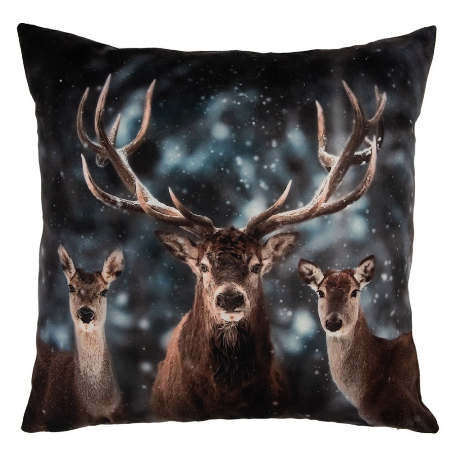Granitový povlak na polštář s jelenem Deer Christmas - 45*45 cm
