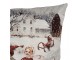 Povlak na polštář s dětmi na sáňkách Christmas - 45*45 cm