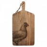 Dřevěné servírovací prkénko se slepicí Board Wood Chicken - 25*50*2 cm