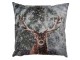 Šedý povlak na polštář s jelenem Deer Christmas - 45*45 cm Clayre & Eef