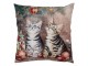 Povlak na polštář s kočkami u stromku Christmas - 45*45 cm Clayre & Eef