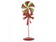 Christmas Decoration With LED Lighting Lollipop 36x29x100 Cm Red Green Metal - 36*29*100 cm / 3*AA Clayre & Eef