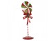 Christmas Decoration With LED Lighting Lollipop 36x29x100 Cm Red Green Metal - 36*29*100 cm / 3*AA Clayre & Eef