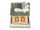Dekorace malinký svítící béžový domek Manon LED - 5*5*6 cm Clayre & Eef