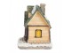 Dekorace malinký svítící béžový domek Manon LED - 5*5*6 cm Clayre & Eef