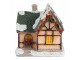 Dekorace malinký svítící béžový domek Manon LED - 6*5*6 cm Clayre & Eef