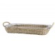 Skleněný pekáč v proutěném košíku Typha - 39*24*5 cm Chic Antique