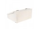 Béžový antik dřevěný box Episerie - 18*16*9 cm