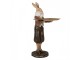 Decorative Figurine Rabbit 18x17x31 Cm Beige Brown Plastic - 18*17*31 cm Clayre & Eef