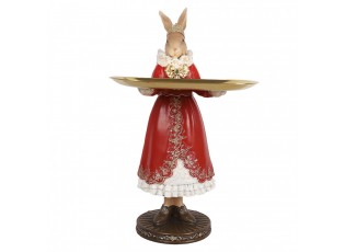 Decorative Figurine Rabbit 18x17x31 Cm Beige Plastic - 18*17*31 cm