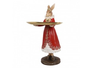 Decorative Figurine Rabbit 18x17x31 Cm Beige Plastic - 18*17*31 cm