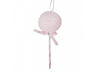 Christmas Ornament Lollipop 25 Cm Pink Plastic - 9*2*25 cm