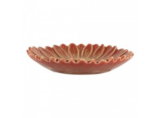 Dekorační keramický talířek ve tvaru květu Retro Uniq - Ø 14*3 cm