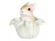 Decorative Figurine Rabbit 12x12x12 Cm Beige Plastic - 12*12*12 cm Clayre & Eef