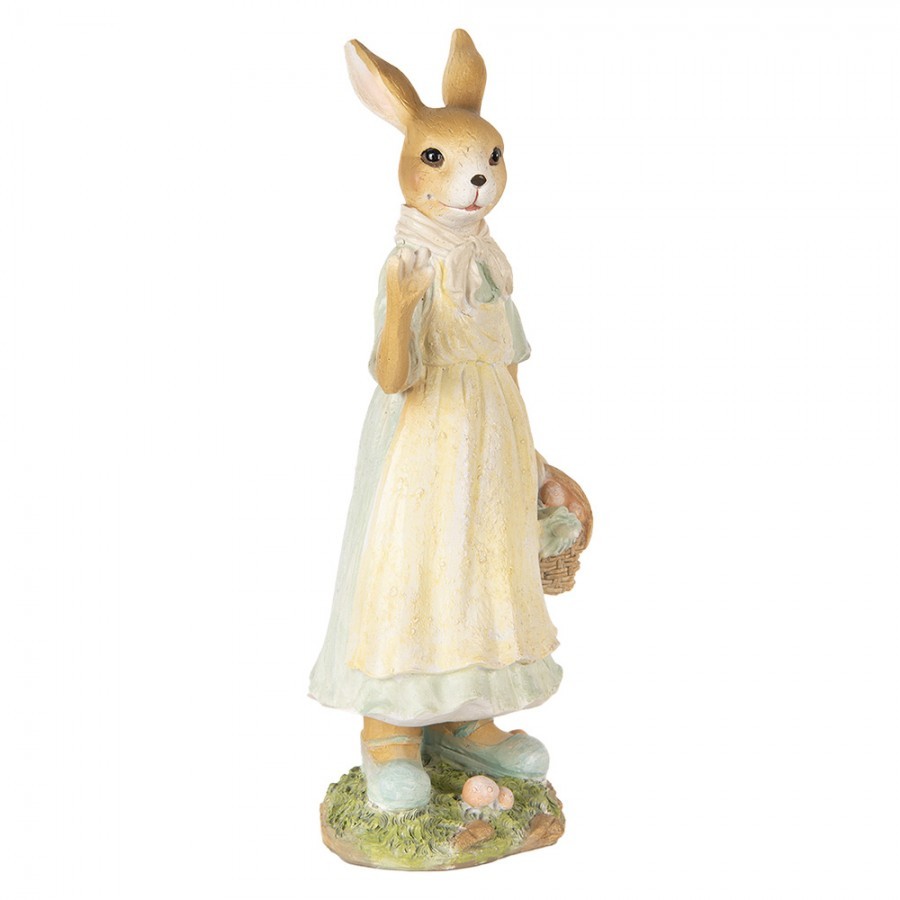 Decorative Figurine Rabbit 32 Cm Beige Plastic - 15*12*32 cm