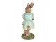 Decorative Figurine Rabbits 8x3x8 Cm Beige Plastic - 8*3*8 cm Clayre & Eef