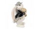 Decorative Figurine Rabbit 22 Cm White Plastic - 14*13*22 cm Clayre & Eef