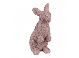 Decorative Figurine Rabbit 19x11x26 Cm Pink Plastic - 19*11*26 cm