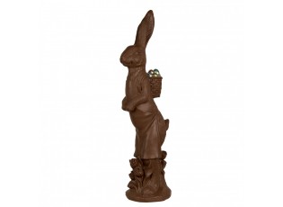 Decorative Figurine Rabbit 91 Cm Brown Ceramic Material - 29*20*91 cm