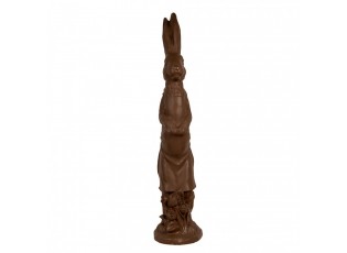 Decorative Figurine Rabbit 91 Cm Brown Ceramic Material - 29*20*91 cm