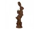 Decorative Figurine Rabbit 91 Cm Brown Ceramic Material - 29*20*91 cm Clayre & Eef