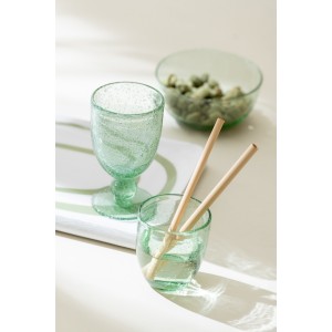 Zelená sklenička na víno s bublinkami Wine Lisboa green - Ø9*15cm / 370ml
