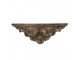 Hnědá nástěnná dekorační police s ornamenty Solangé - 73*21*29 cm Clayre & Eef