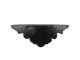 Hnědá nástěnná dekorační police s ornamenty Solangé - 73*21*29 cm Clayre & Eef
