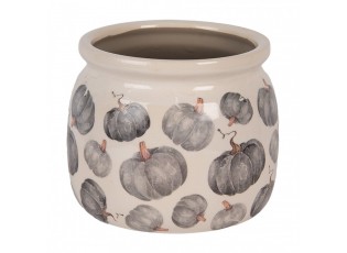 Keramický květináč s dýněmi Country Style Pumpkin M - Ø 16*13 cm