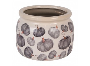 Keramický květináč s dýněmi Country Style Pumpkin L - Ø 20*15 cm