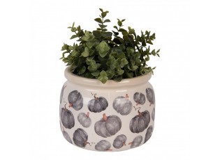 Keramický květináč s dýněmi Country Style Pumpkin L - Ø 20*15 cm