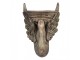 Hnědý antik nástěnný květináč Swan Baroque - 30*15*43 cm Clayre & Eef