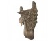 Hnědý antik nástěnný květináč Swan Baroque - 30*15*43 cm Clayre & Eef
