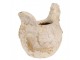 Béžový antik květináč slepička Chicken Brocante - 31*20*27 cm