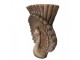Hnědý antik nástěnný květináč páv Peacock Baroque - 36*12*39 cm