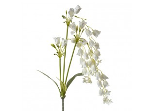 Dekorace bílá umělá květina zvonek Bells Bouquet - 15*6*80 cm