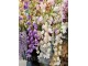 Dekorace bílá umělá květina zvonek Bells Bouquet - 15*6*80 cm