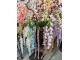 Dekorace bílá umělá květina zvonek Bells Bouquet - 15*6*80 cm